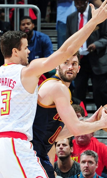 Watch the Atlanta Hawks destroy Kevin Love's soul with two ridiculous plays
